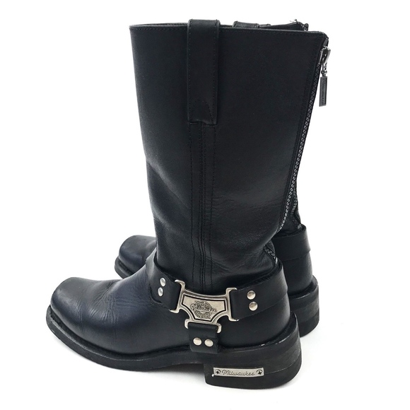 Milwaukee Motorcycle Harness Boots 9.5 WIDE - Picture 4 of 8